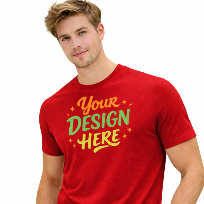 Gents T-Shirt Round Neck - Red