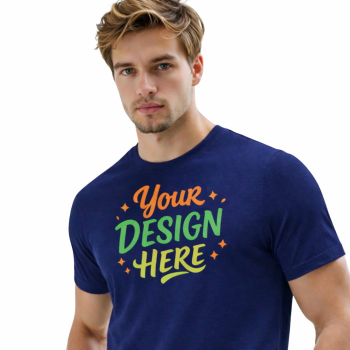 Gents T-Shirt Round Neck -Blue
