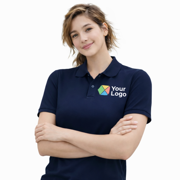 T-Shirt Polo Red Blue