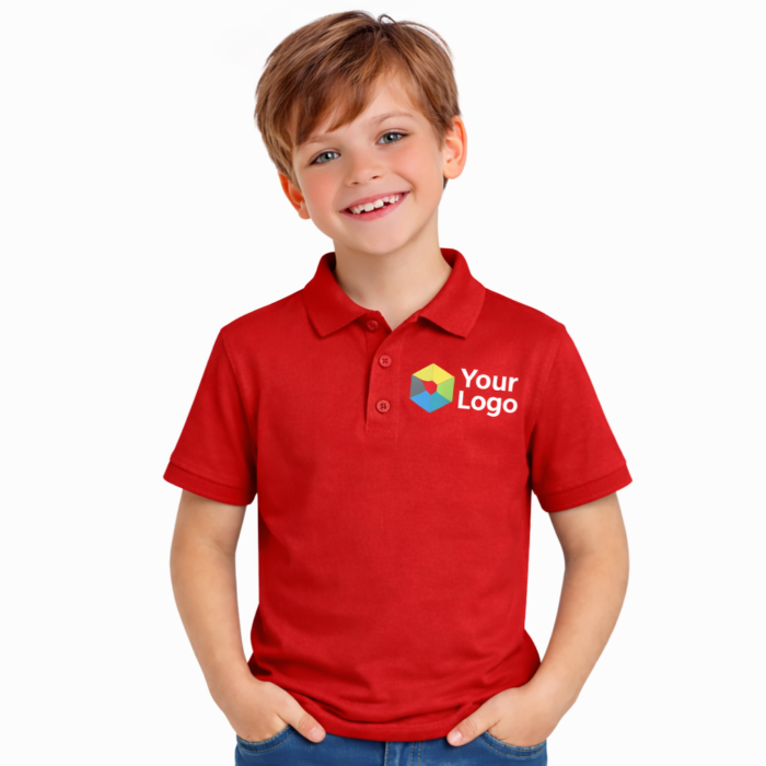 T-Shirt Polo Kids Red