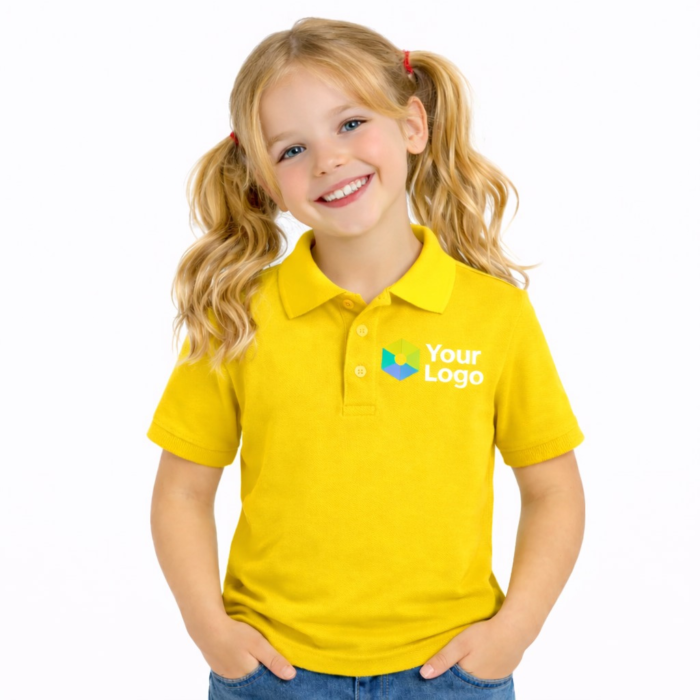 T-Shirt Polo Kids Yellow
