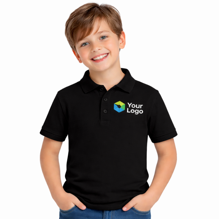 T-Shirt Polo Kids Black
