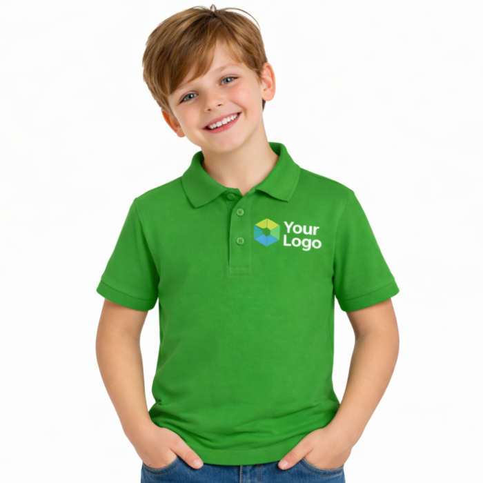 T-Shirt Polo Kids Green