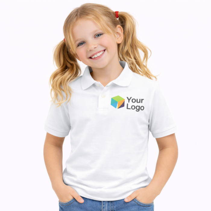 T-Shirt Polo Kids White