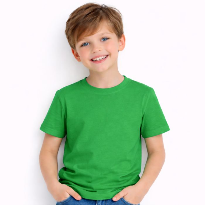 Green T-Shirt Round Neck