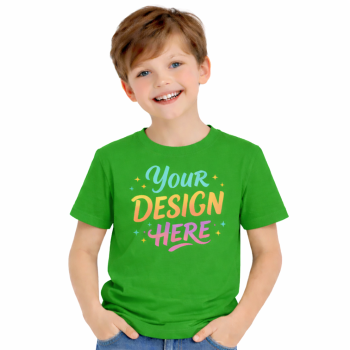 Boys T-Shirt Round Neck - Green