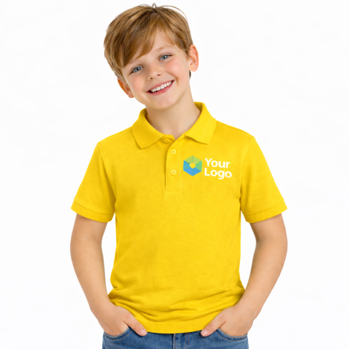 T-Shirt Polo Kids Yellow