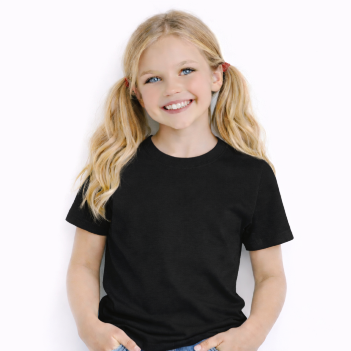 Black T-Shirt Round Neck