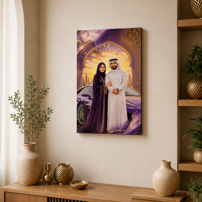 Wedding Anniversary Canvas Print – 50 × 70 CM